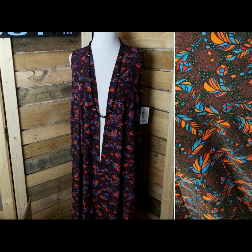 Joy tank cardigan, med, NWT